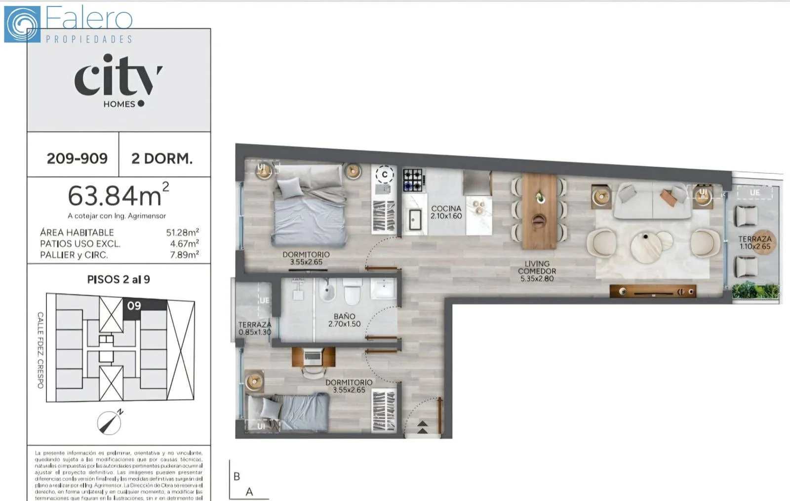 Apartamento en venta en Cordón - Imagen 2