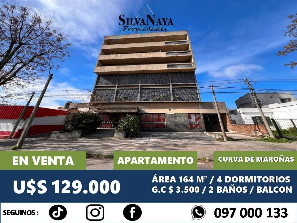 Apartamento en venta en Maroñas, Curva - Imagen 1