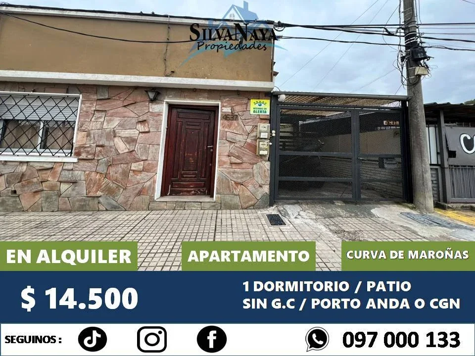 Apartamento en alquiler en Maroñas, Curva - Imagen 1