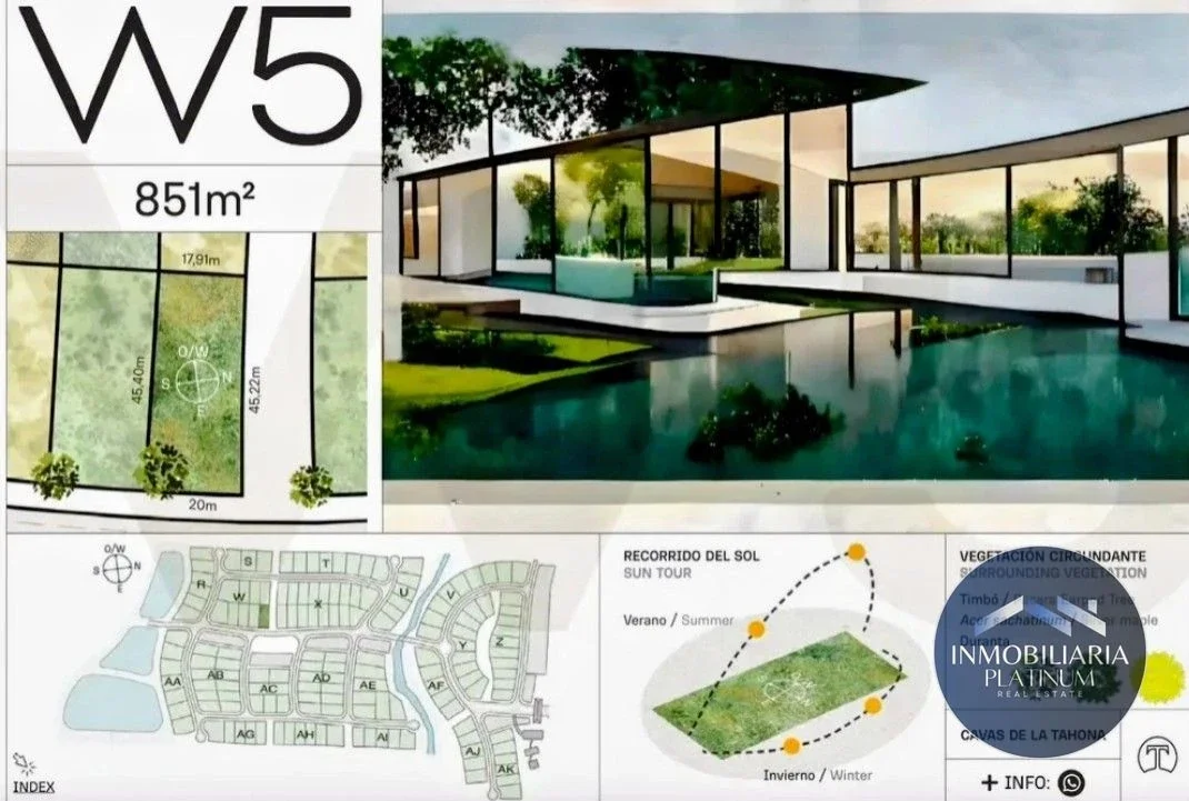Terreno en venta de 851m2 ubicado en Camino De La Cadena - Imagen 2