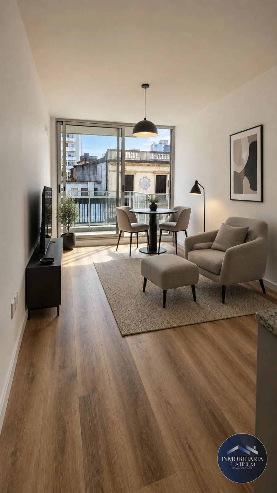 Apartamento de un dormitorio para estrenar a una cuadra de la intendencia - Imagen 1