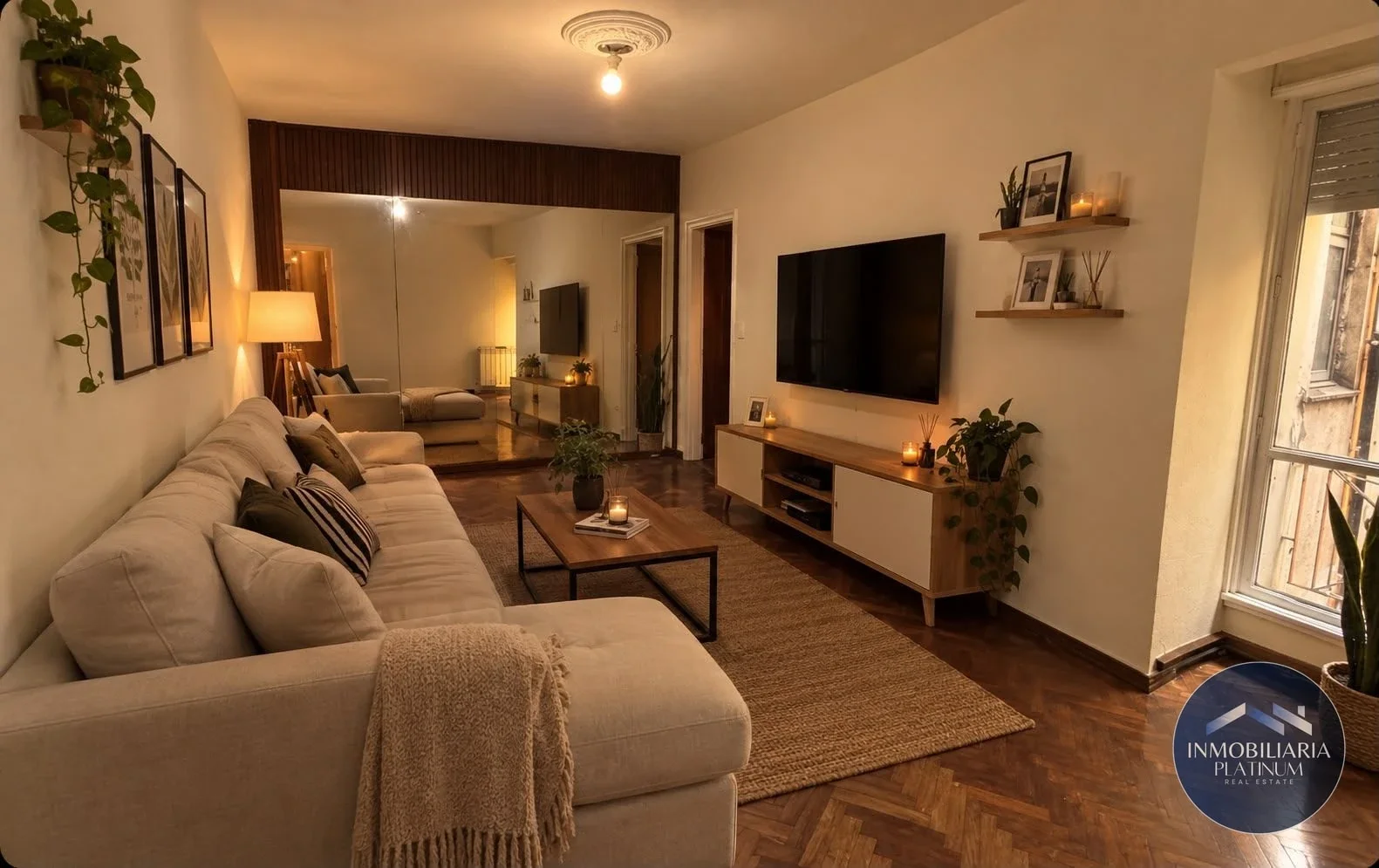 Venta Apartamento 2 dormitorios con balcon y cochera en Pocitos - Imagen 1