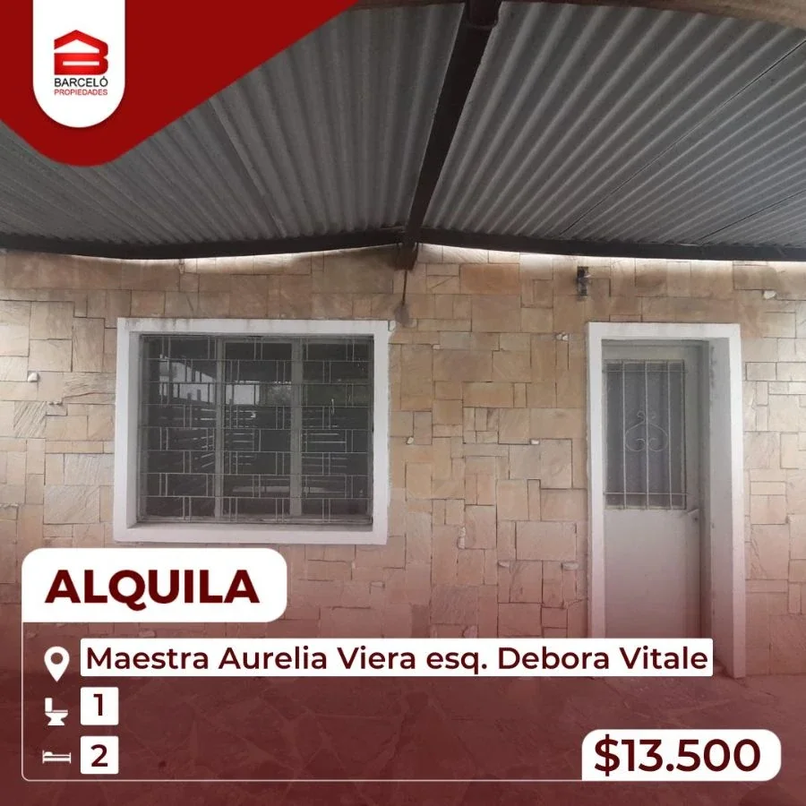 Casa 2 dorm. en Aurelia Viera esq. Debora Vitale Flor de Maroñas $16500 - Imagen 1