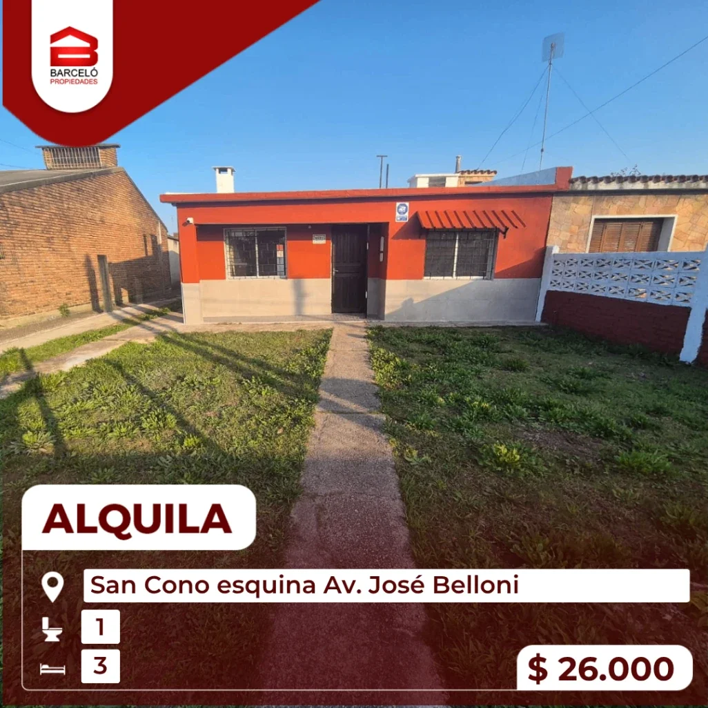 Casa en alquiler c/ cochera en Piedras Blancas - Imagen 1
