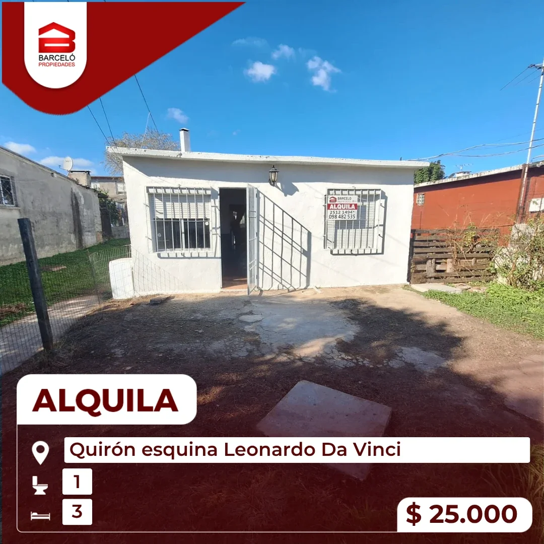 Casa en alquiler c/ cochera en Punta Rieles - Imagen 1
