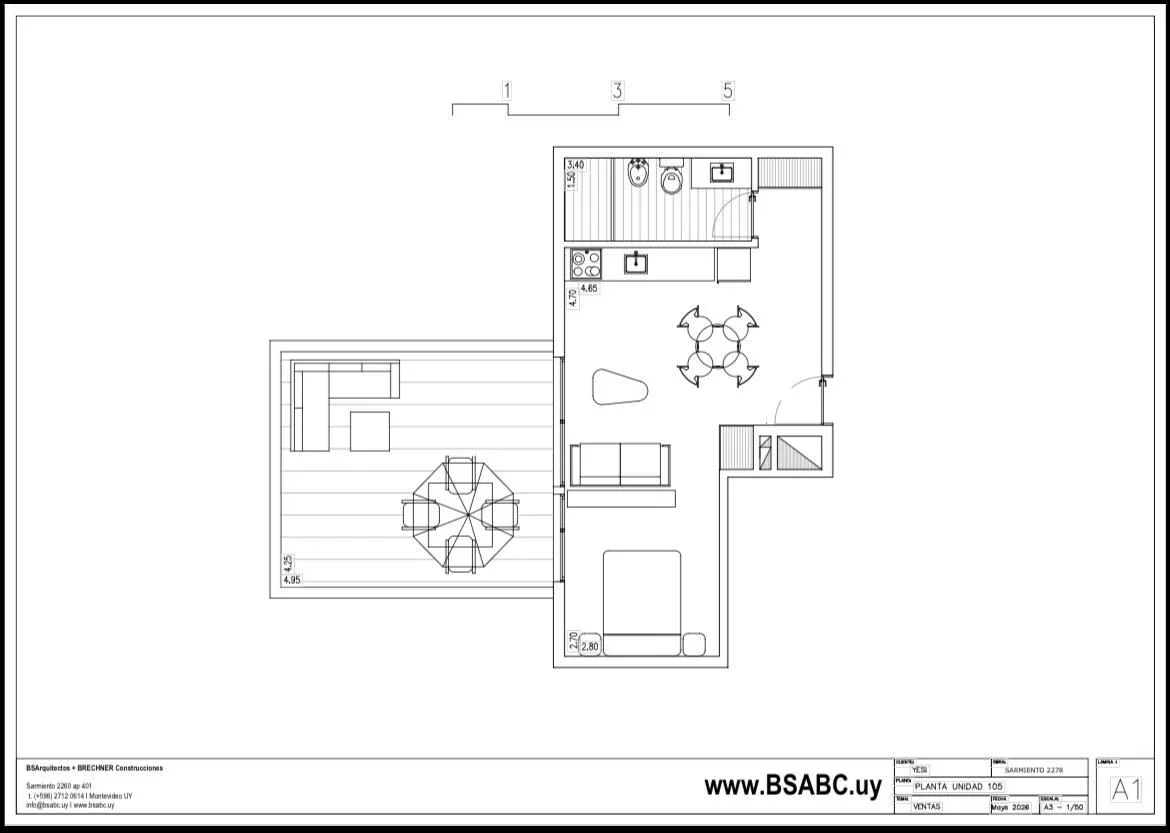 Apartamento en venta en Parque Rodó - Imagen 2