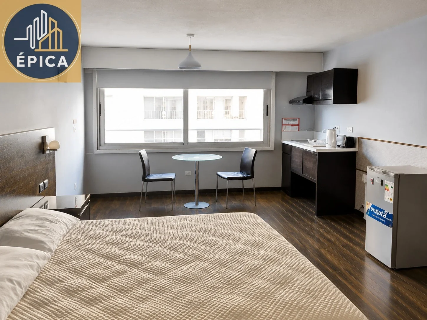Apartamento Monoambiente alquiler en Pocitos AMOBLADO - Imagen 2