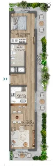 Apartamento en alquiler en Barrio Golf - Imagen 1
