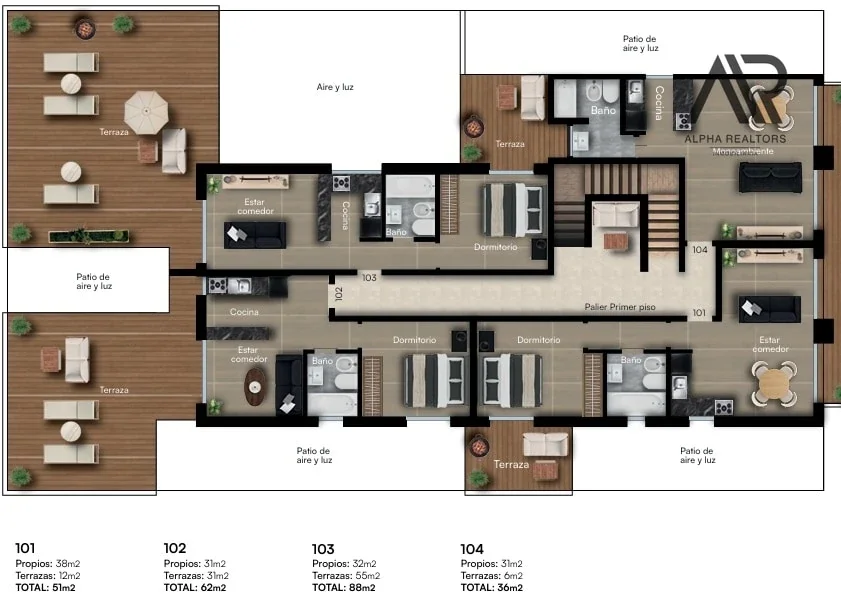 Apartamento en venta c/ cochera en Playa Brava - Imagen 4