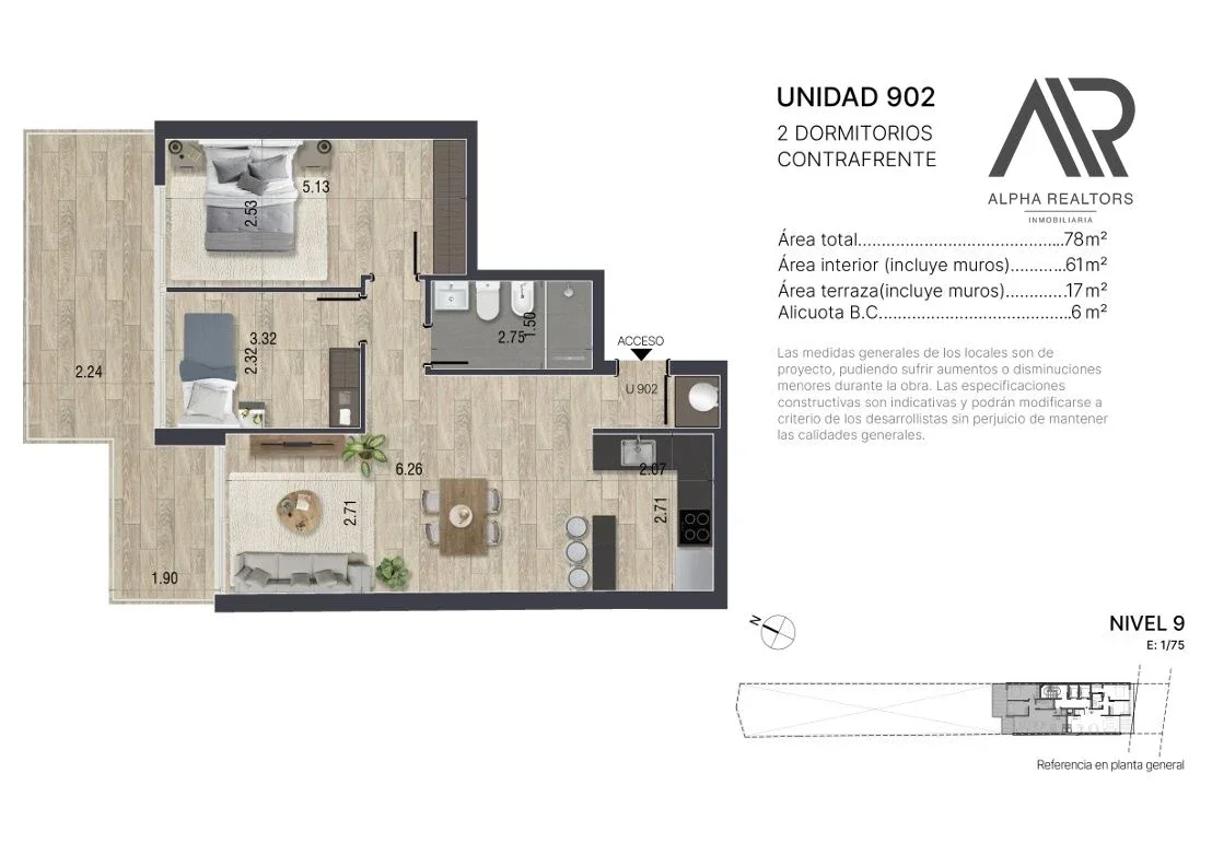 Apartamento en venta c/ cochera en Parque Batlle - Imagen 2