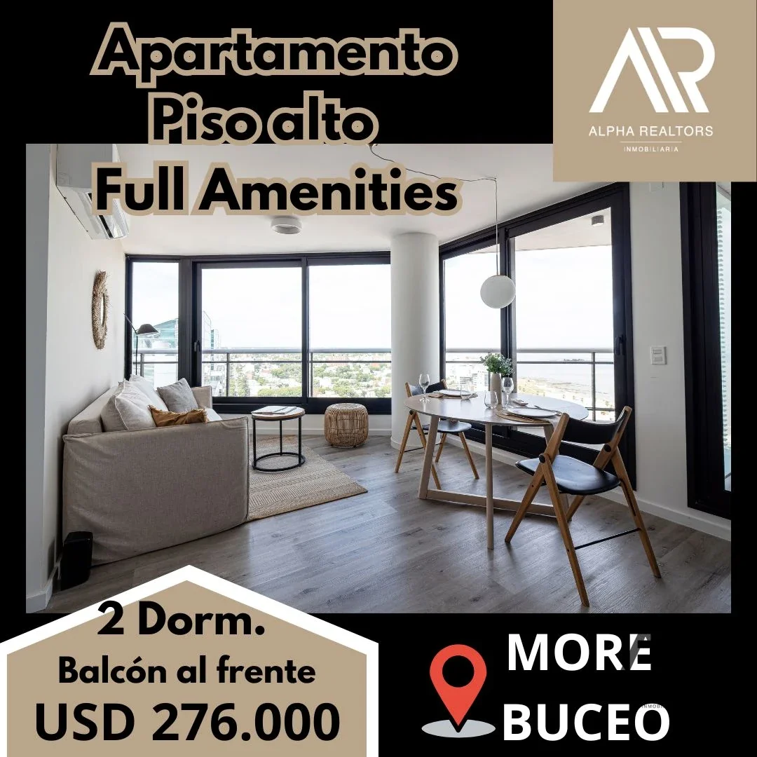 Apartamento 2 dorm. en venta en MORE Buceo c/Garaje - Imagen 1