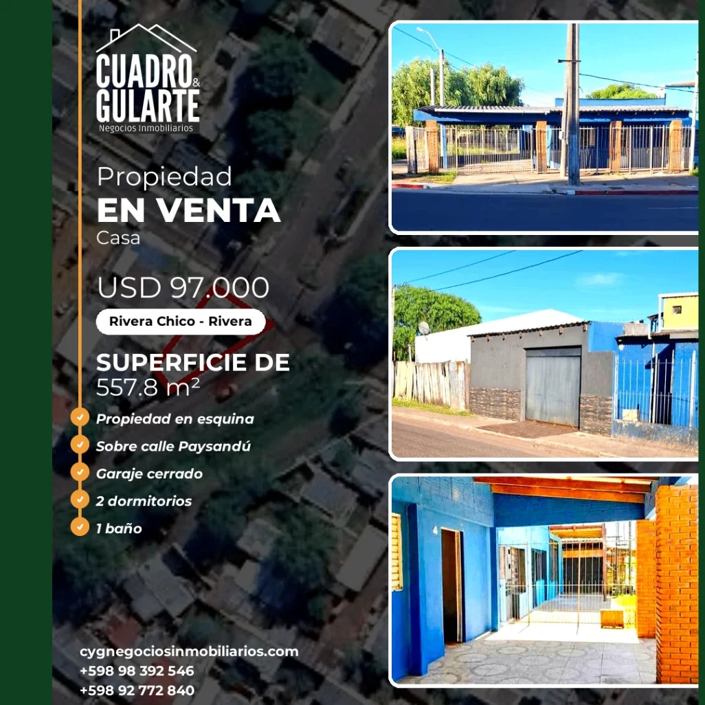 Casa en venta c/ cochera en Rivera Chico - Imagen 1