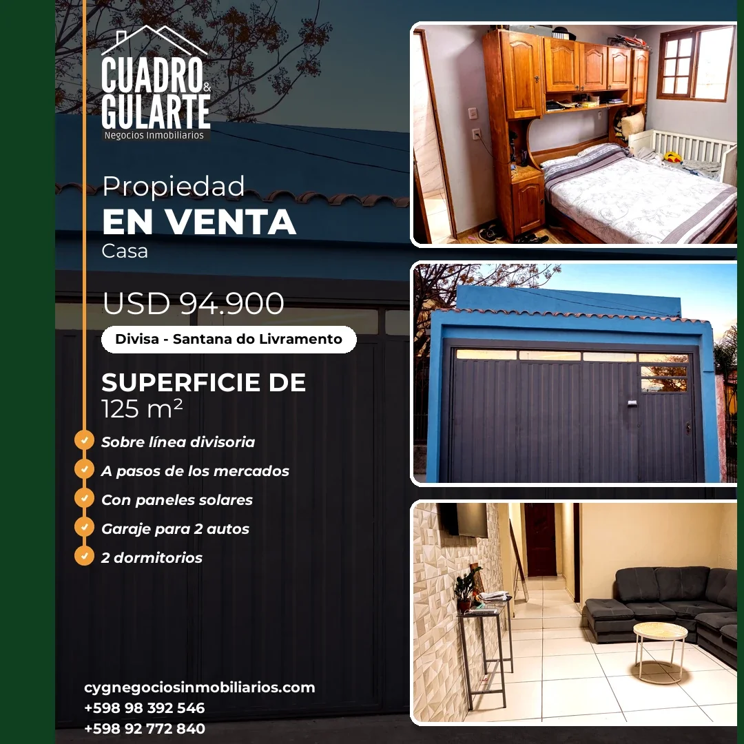 Casa en venta c/ cochera en Rivera Chico - Imagen 1