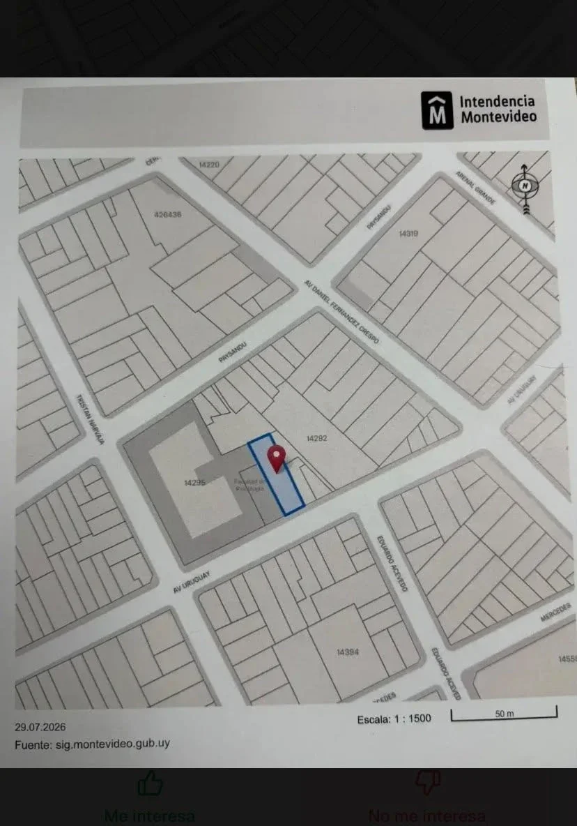 av Uruguay y Tristán Narvaja VENDE !!! OPORTUNIDAD DESARROLLO - Imagen 1
