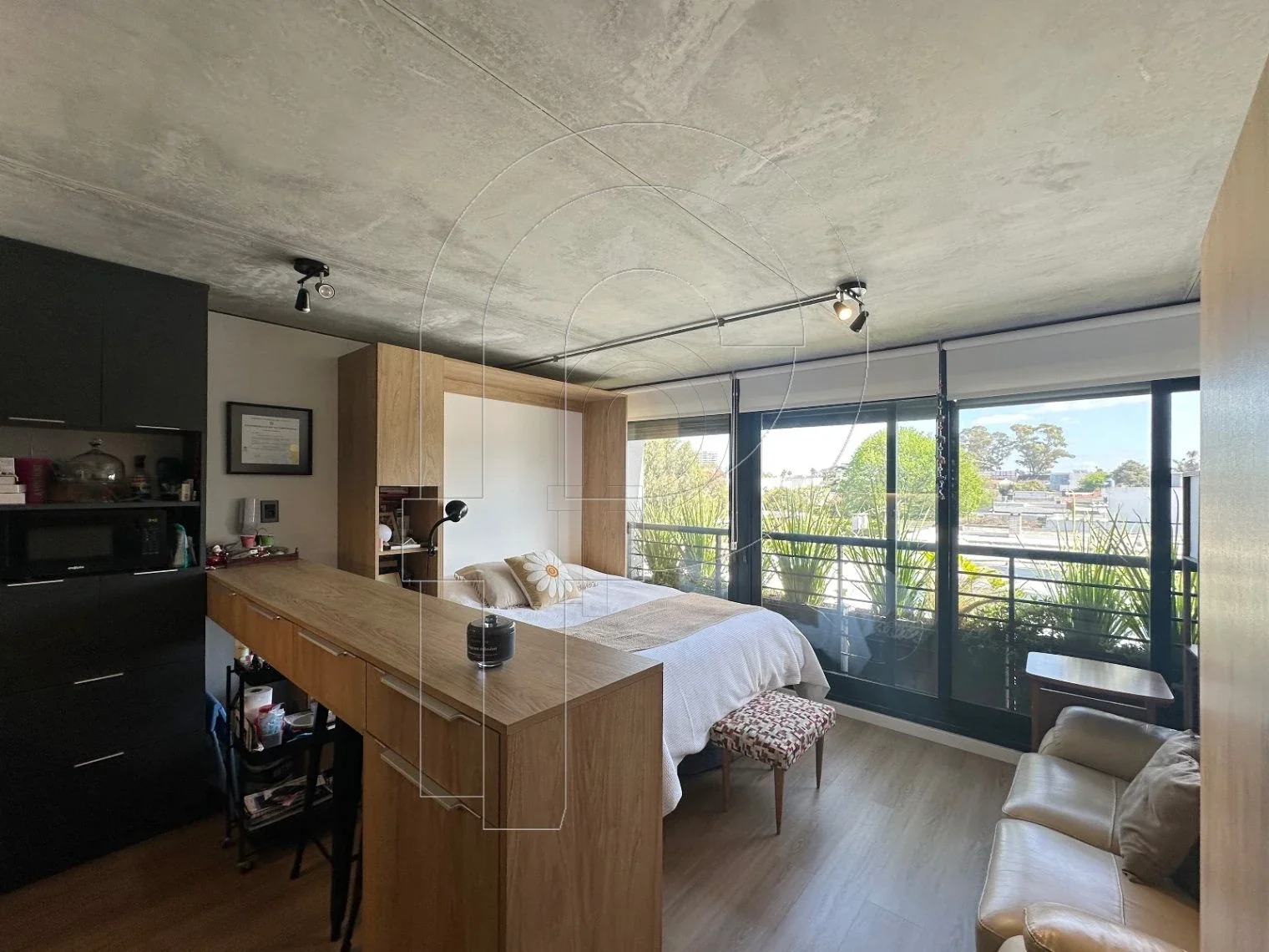 Apartamento monoambiente en alquiler, garaje opcional - Edif. Cathan, Malvin - Imagen 1