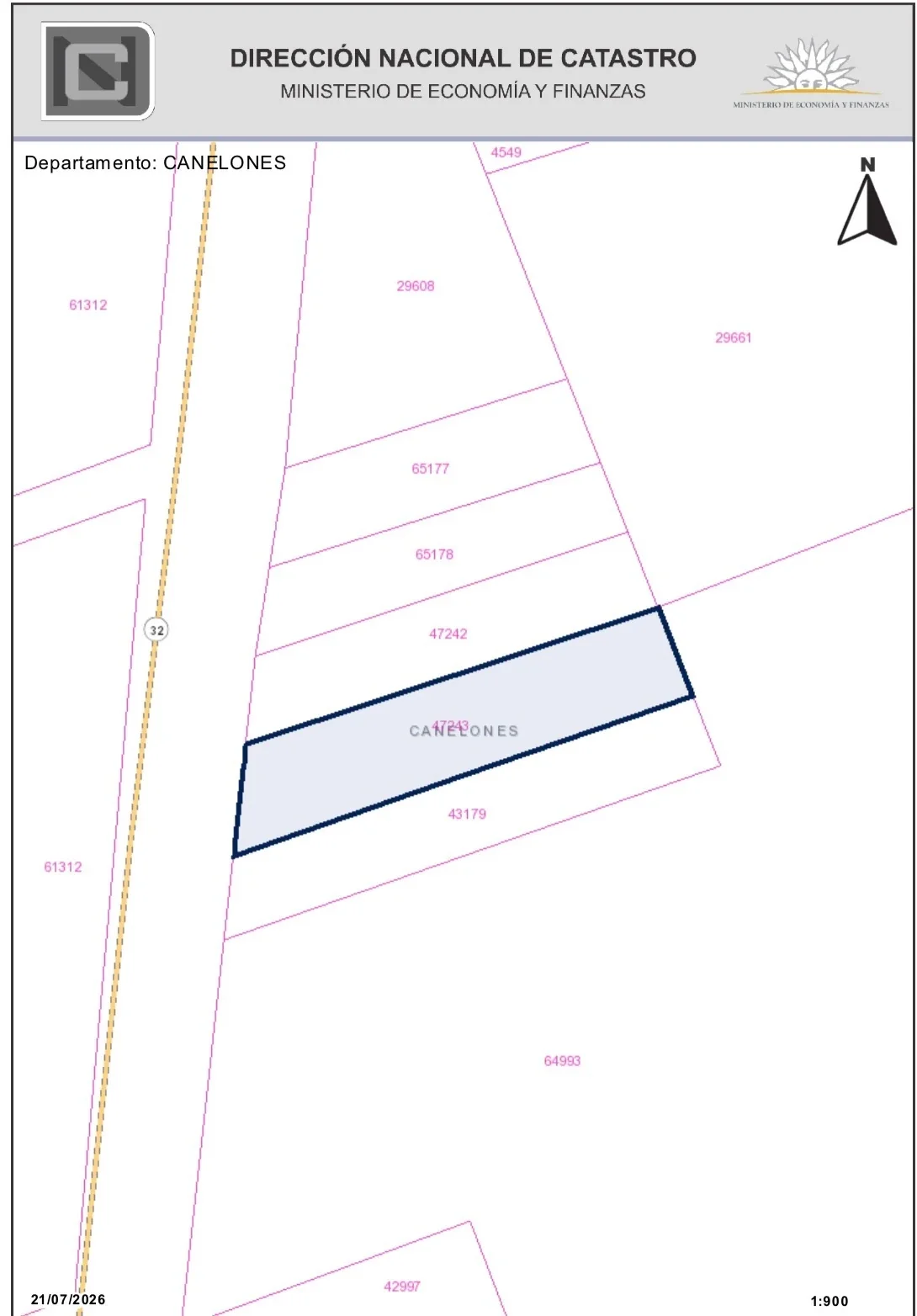Terreno en venta de 1540m2 ubicado en Canelon Chico - Imagen 1