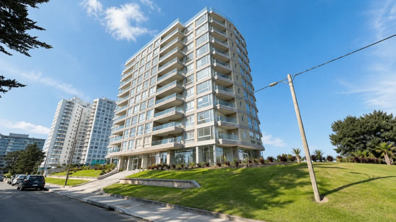 Apartamento en venta con vista al mar de 2 dormitorios con cochera en Aidy Grill - Imagen 1