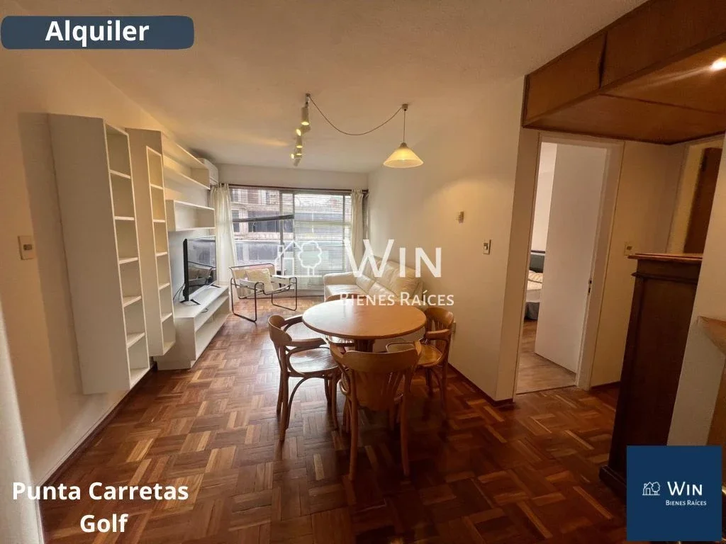 Alquiler Apartamento 1 dormitorio amueblado, garaje grande Punta Carretas Golf - Imagen 2