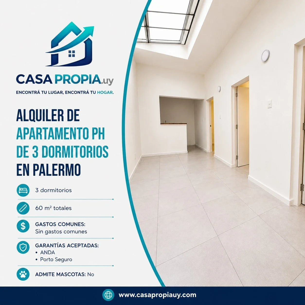 Apartamento en alquiler en Palermo - Imagen 1