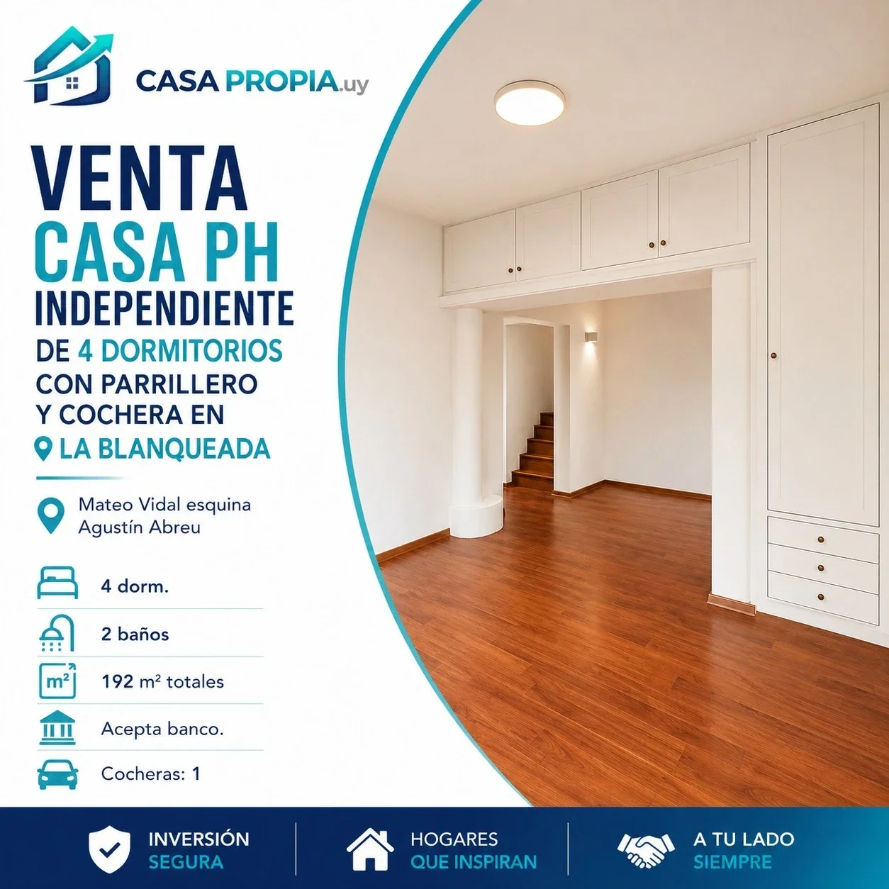 Casa en venta c/ cochera en La Blanqueada - Imagen 1
