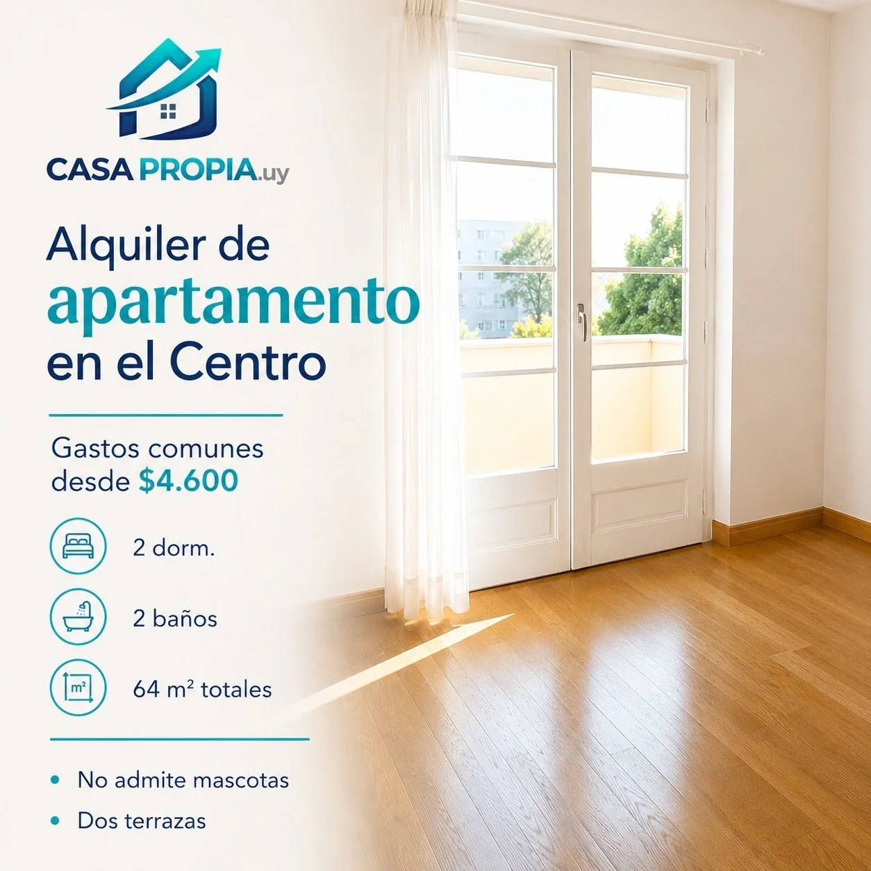 Apartamento en alquiler en Centro - Imagen 1