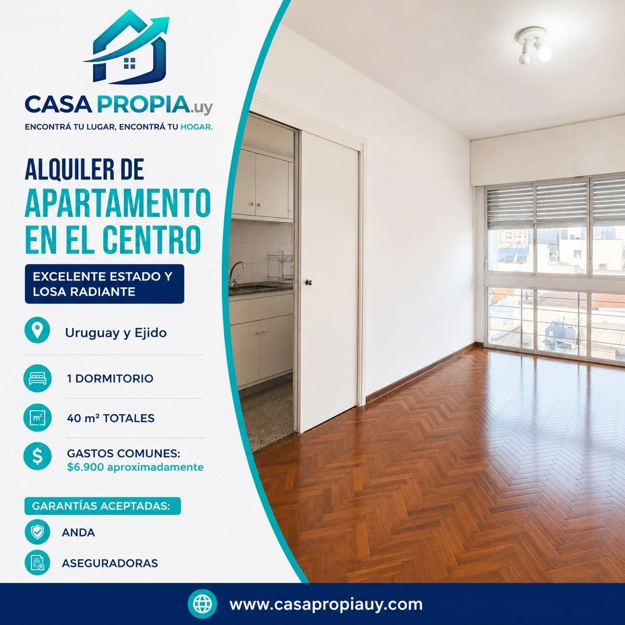 Apartamento en alquiler en Centro - Imagen 1