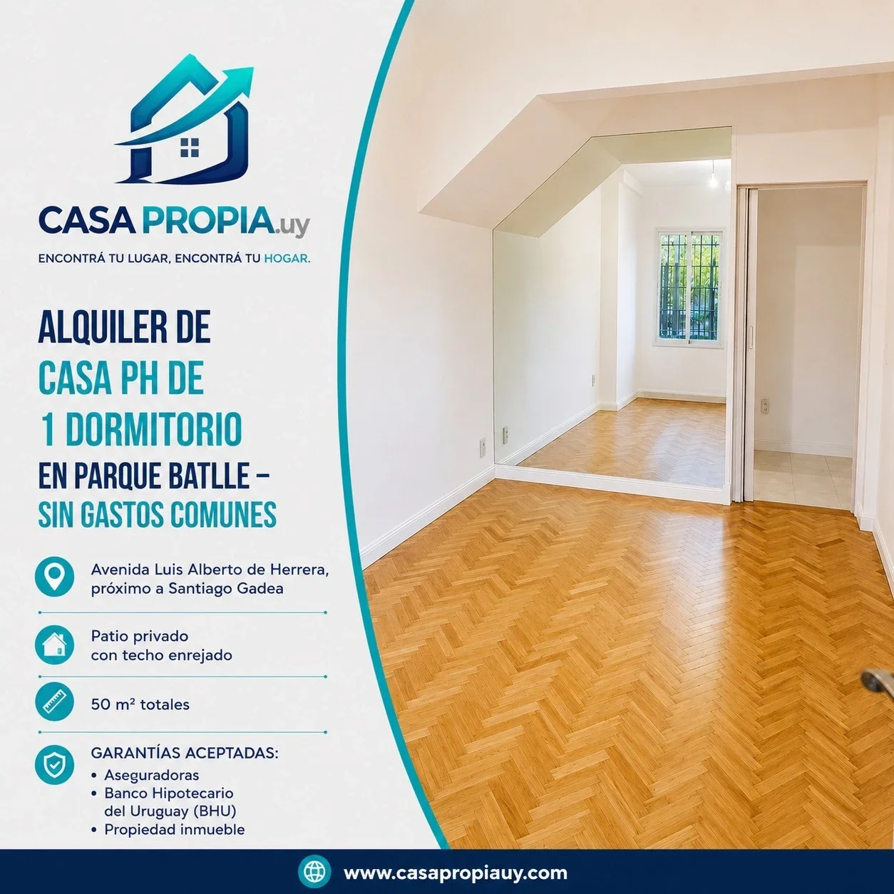 Casa en alquiler en Parque Batlle - Imagen 1