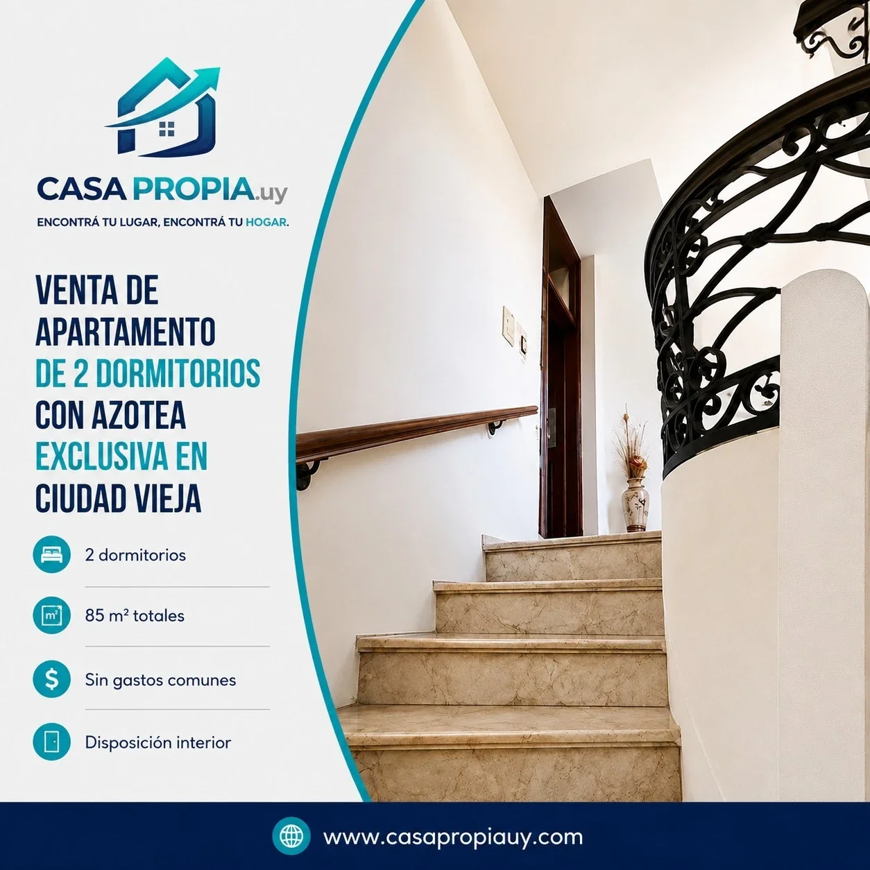 Apartamento en venta en Ciudad Vieja - Imagen 1