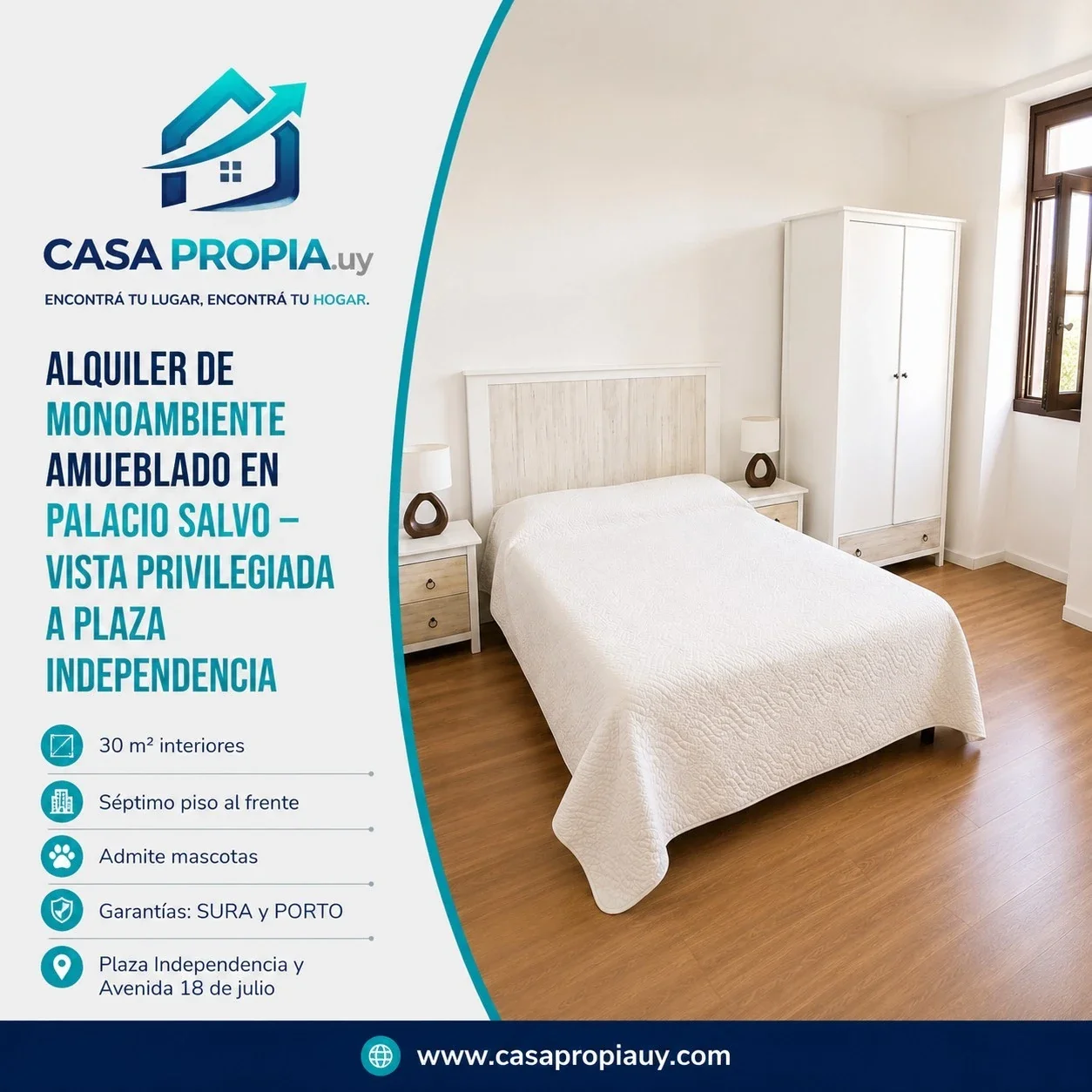 Apartamento en alquiler en Ciudad Vieja - Imagen 1