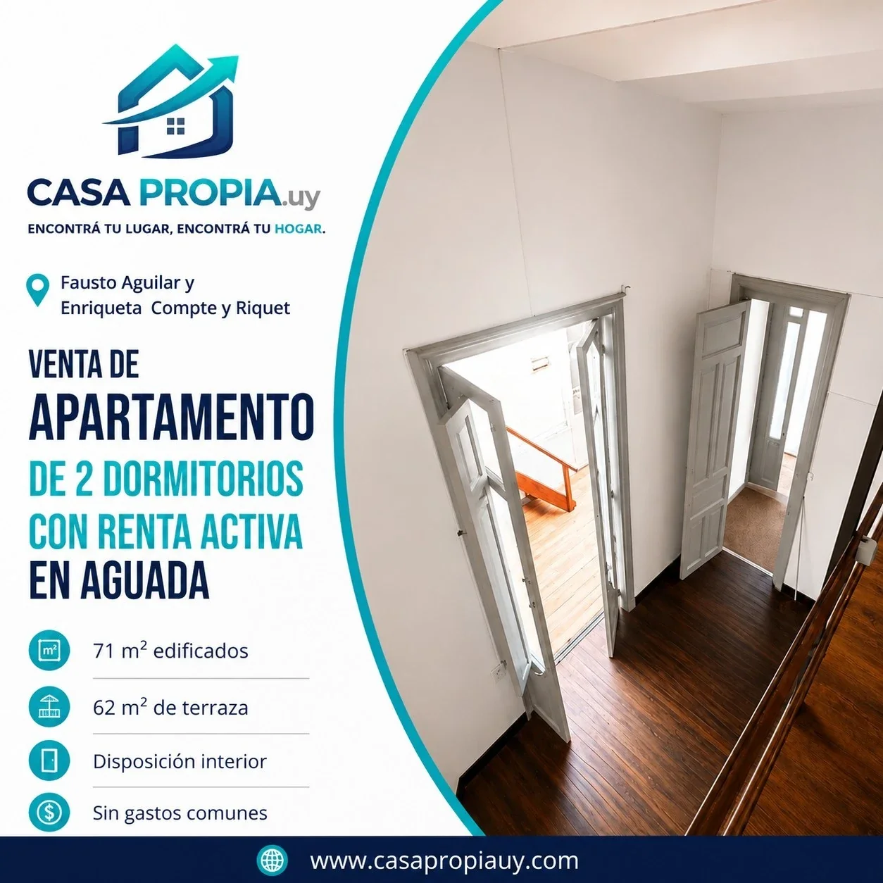 Apartamento en venta en Aguada Con renta Activa - Imagen 1