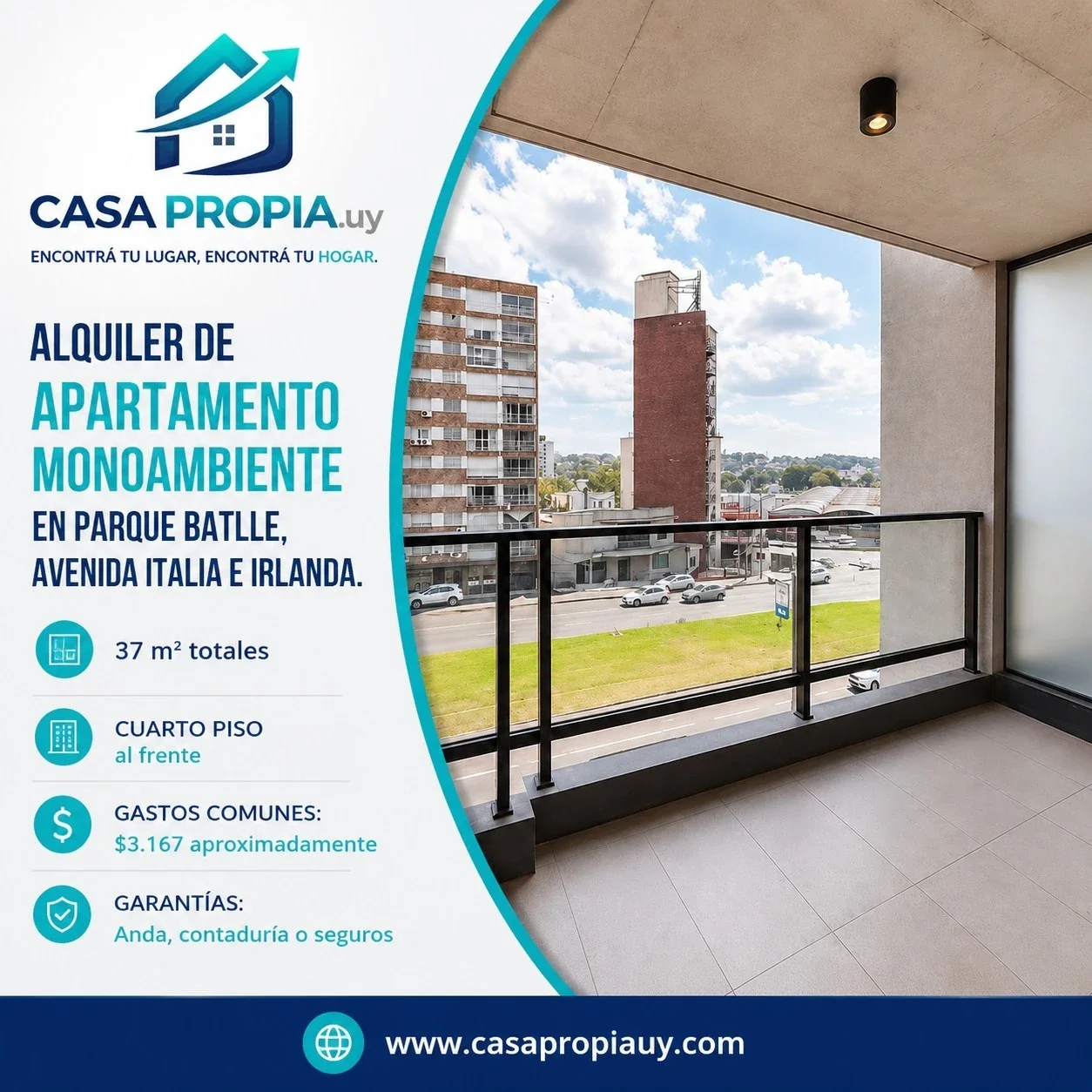 Apartamento en alquiler en Parque Batlle a Estrenar!!! - Imagen 1