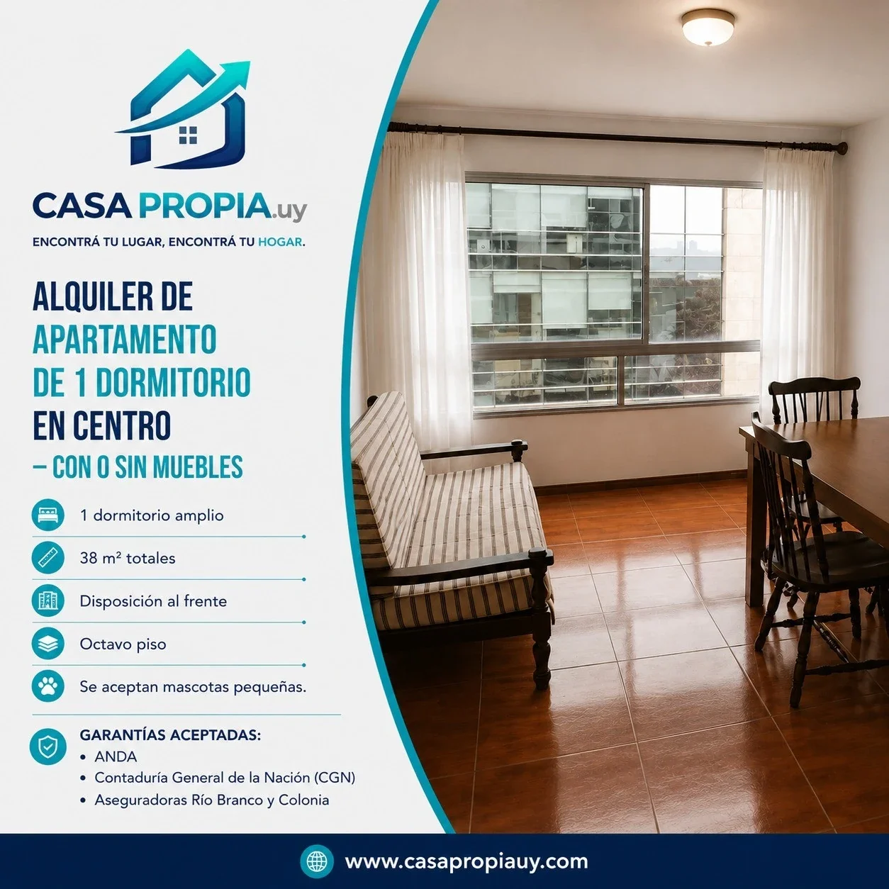 Apartamento en alquiler en Centro - Imagen 1