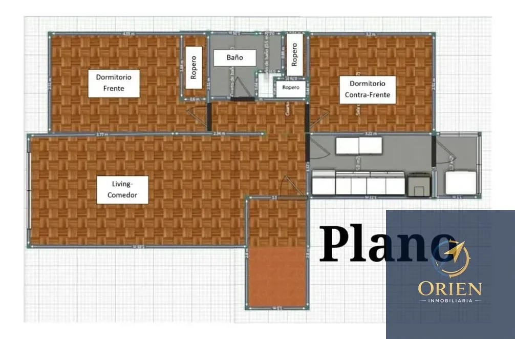 Apartamento 2 dormitorios en alquiler en Buceo - Imagen 1