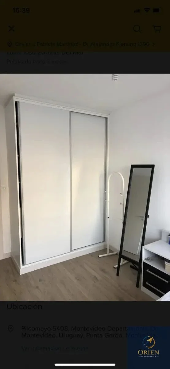 Apartamento 1 dormitorio amueblado en alquiler en Punta Gorda - Imagen 5