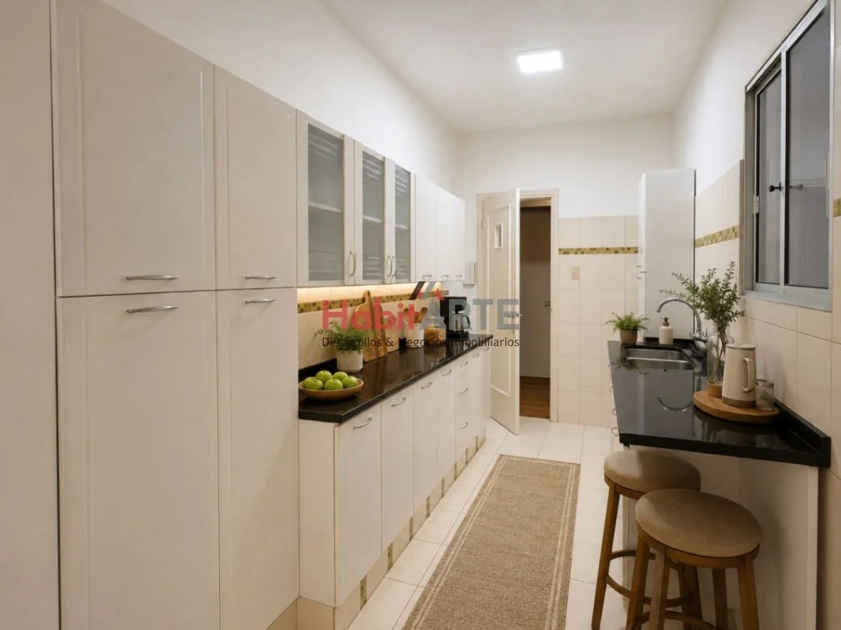 Apartamento en alquiler 3 dormitorios 2 baños Punta Carretas con cochera y parrillero. - Imagen 5