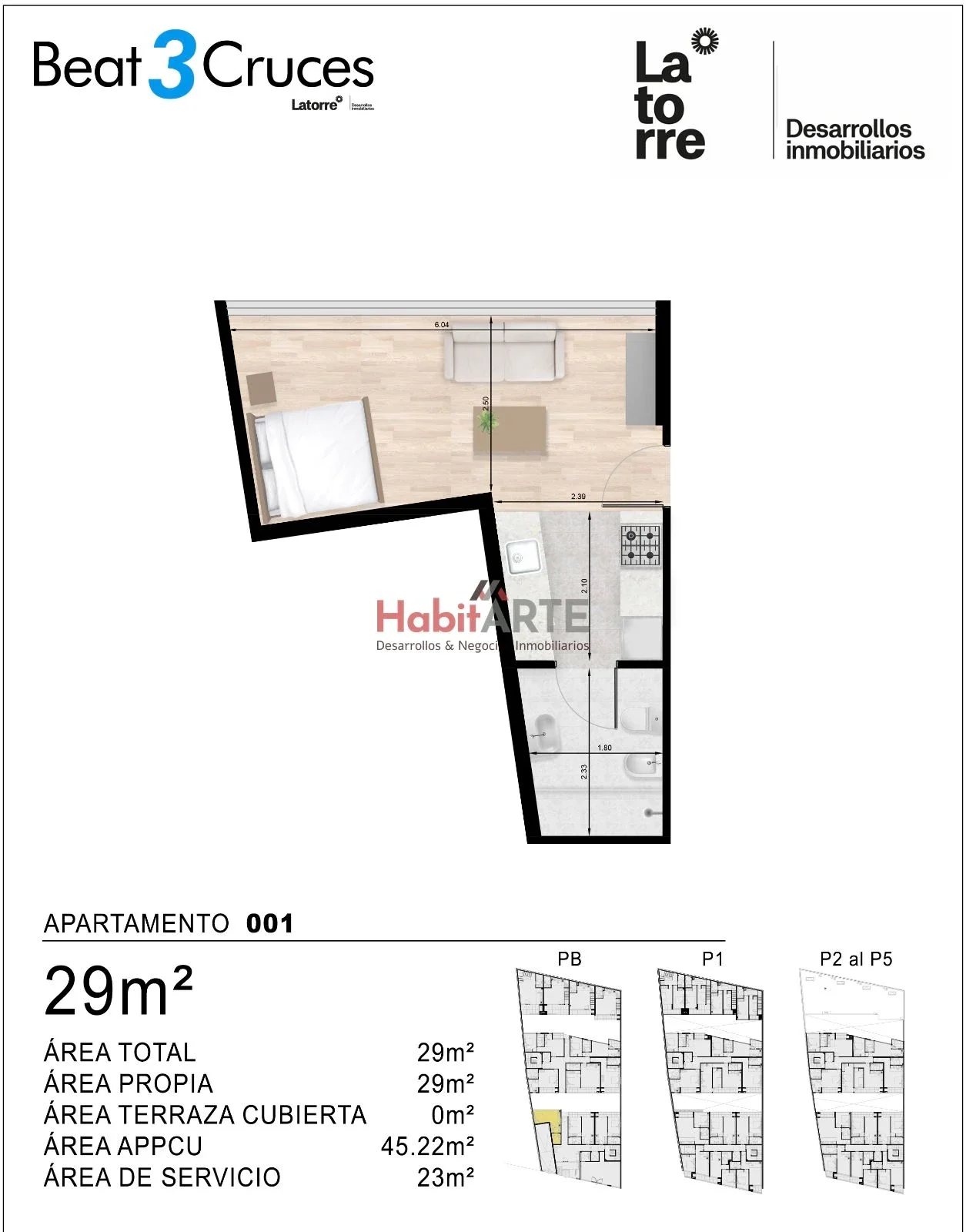 Apartamento en alquiler en La Comercial - Imagen 3