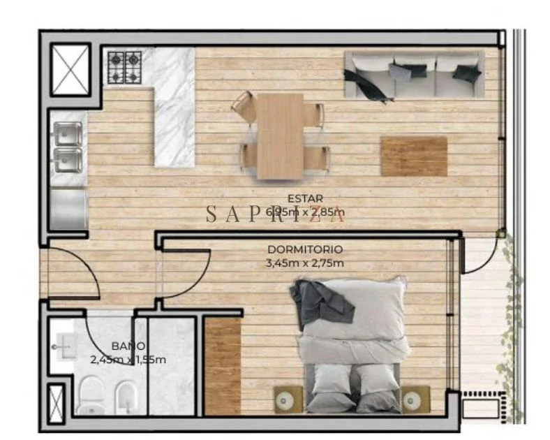 Apartamento en venta en Centro - Imagen 5
