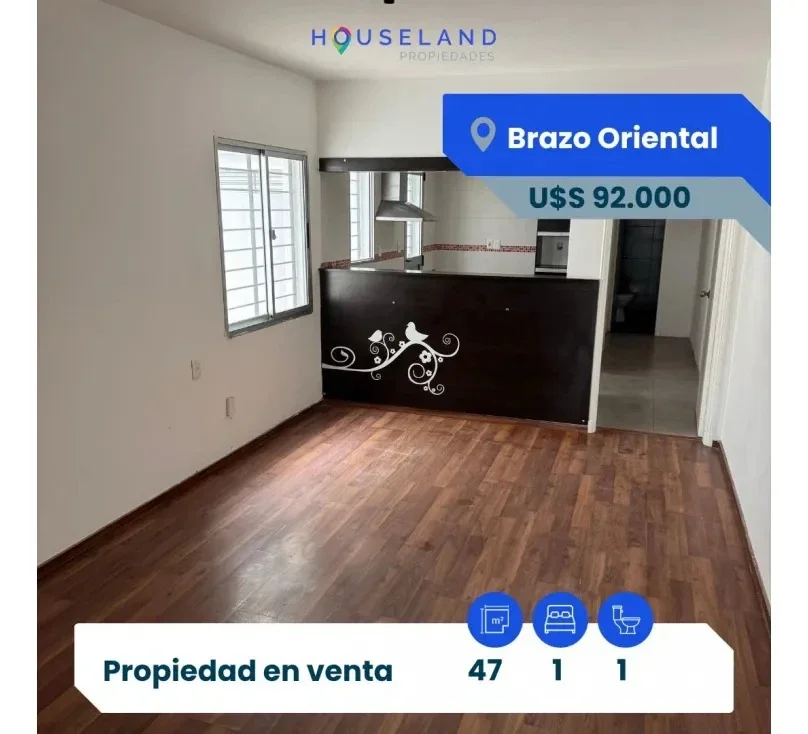 Venta Apartamento En Planta Baja Brazo Oriental 002 - Imagen 1