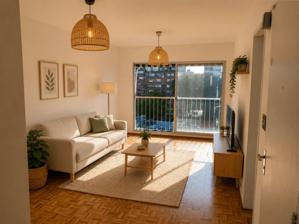 Apartamento en alquiler c/ cochera en Pocitos - Imagen 1