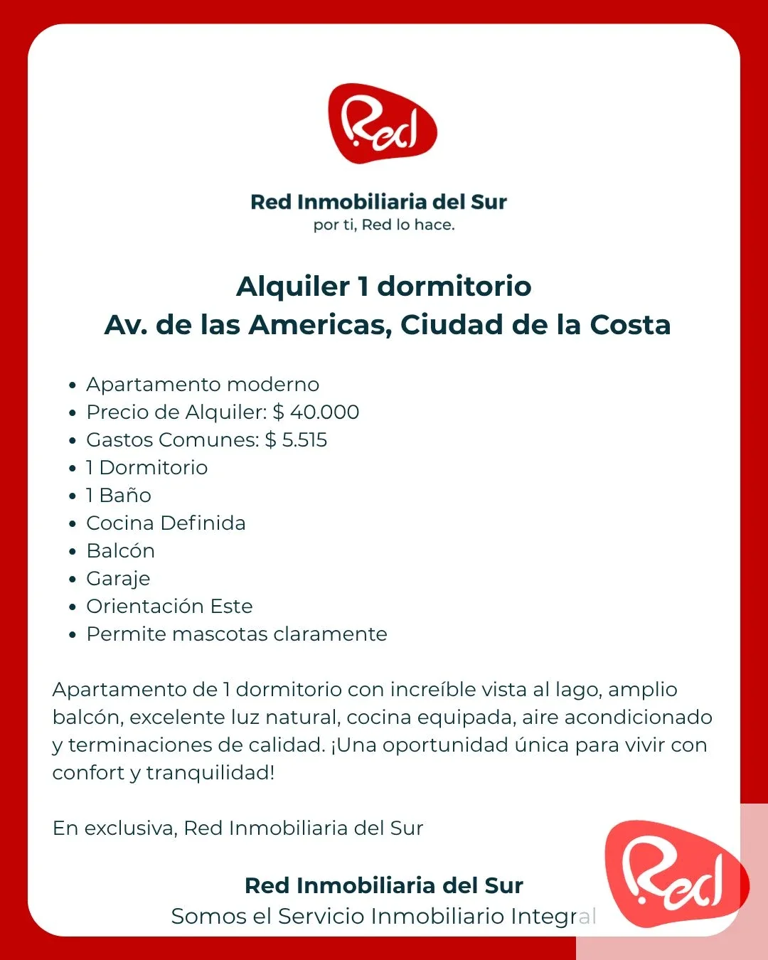 Apartamento en alquiler c/ cochera en Barra de Carrasco - Imagen 2