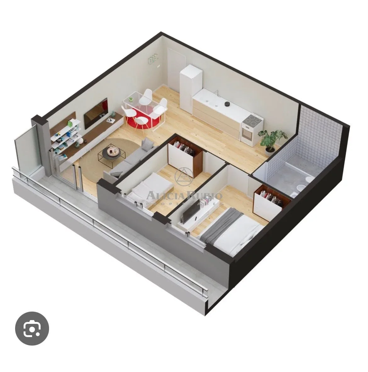 MAGARIÑOS CERVANTES PROX.LUIS A DE HERRERA. CAMPIGLIA .BALCON., 2DORM, 1 BAÑO. GARAJE  . AMENITIES... - Imagen 4