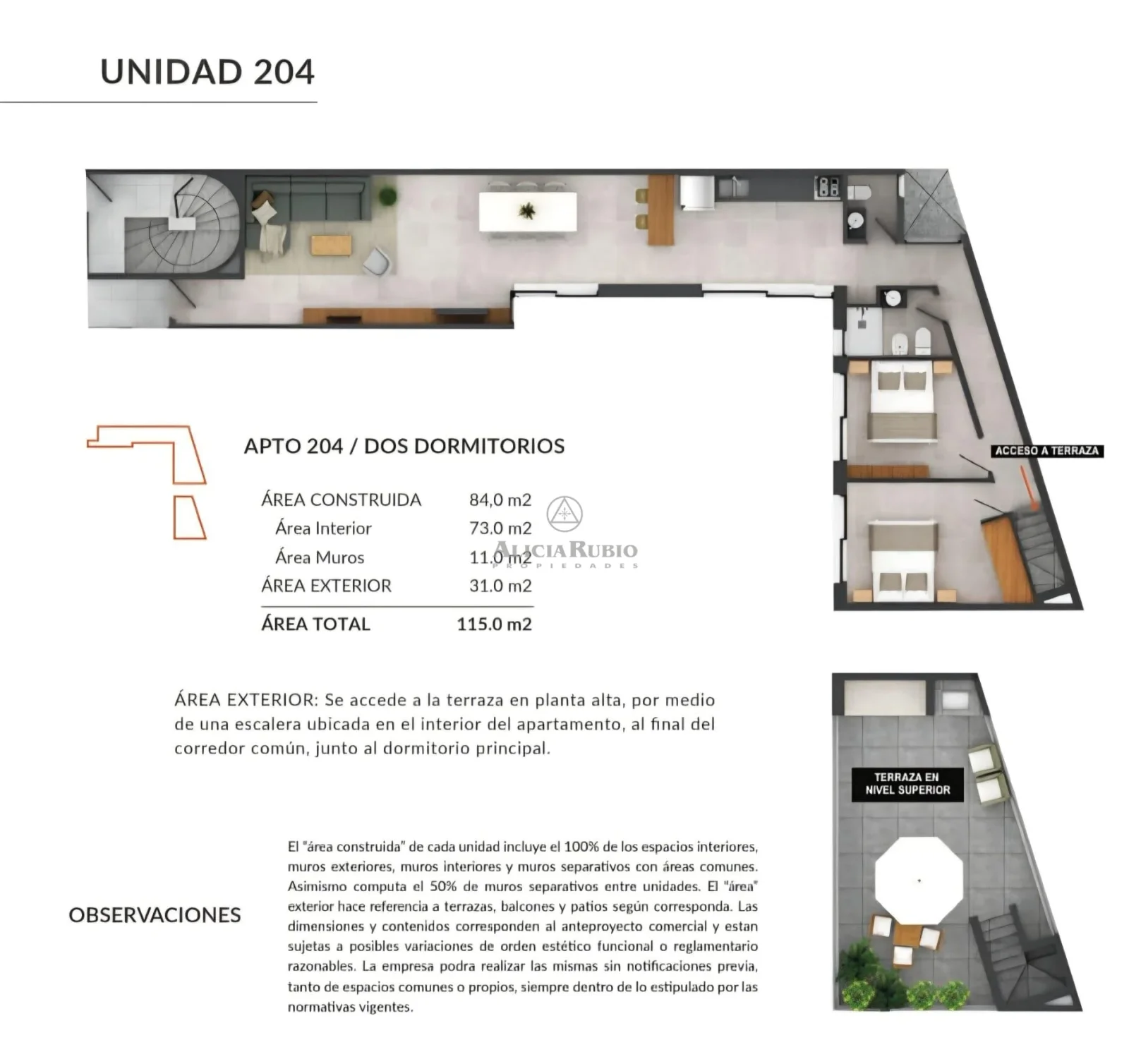 LIBERTAD 2400  ESQ 21 DE SETIEMBRE. TERRAZA CON PARRILLERO. GARAJE. GC$13.400 - Imagen 3