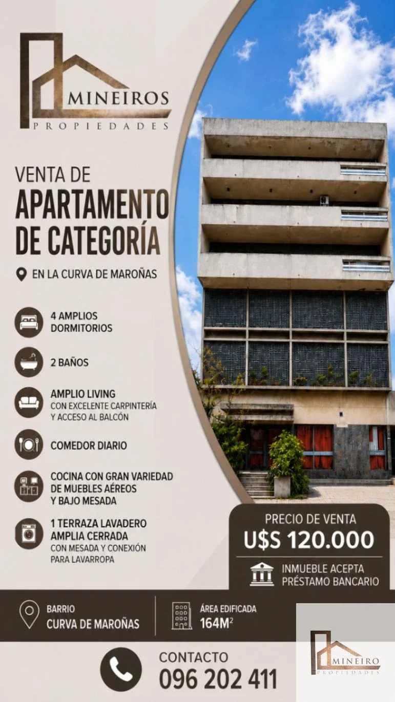 Apartamento en venta en Maroñas, Curva - Imagen 1