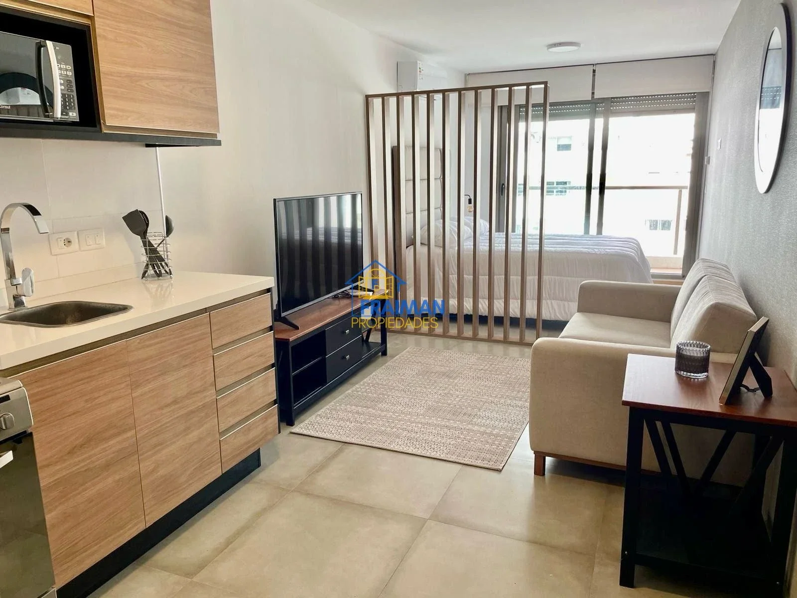 Apartamento Monoambiente en alquiler en Pocitos Amoblado - Imagen 1