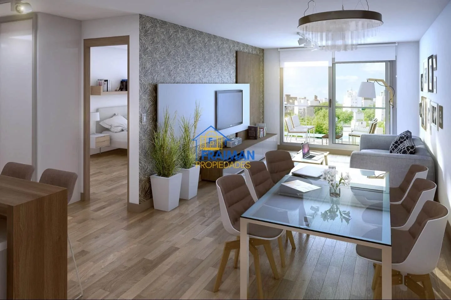 Apartamento 1 Dormitorio en alquiler en Punta Carretas con patio - Imagen 1