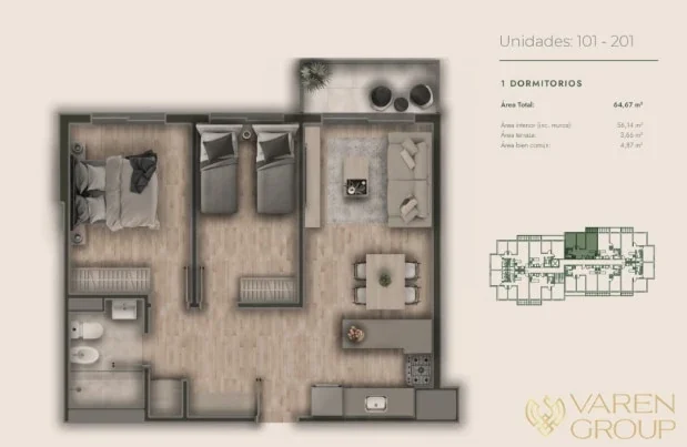 Apartamento en venta en Prado - Imagen 5