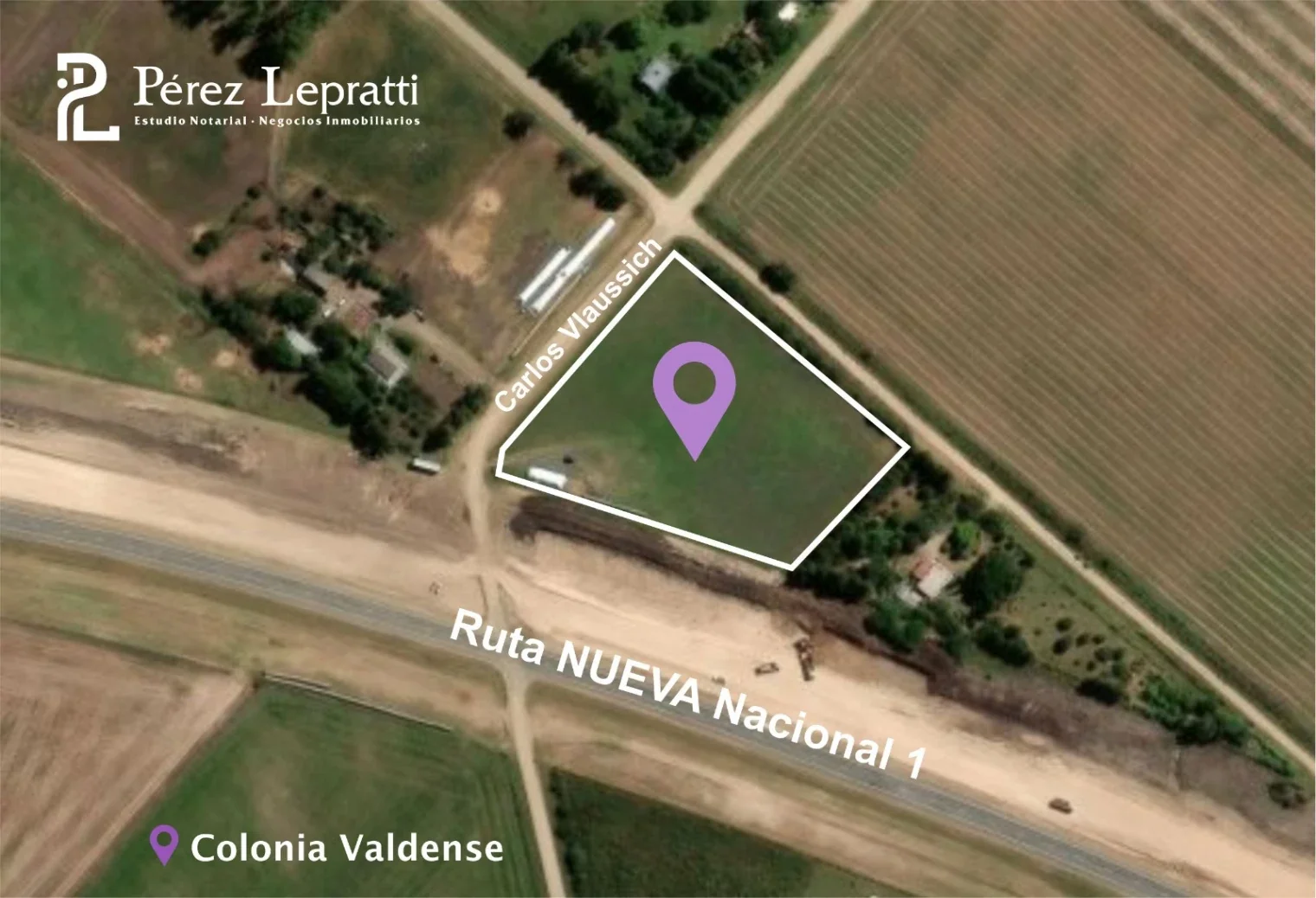 Terreno en venta de 1ha ubicado en Colonia Valdense - Imagen 1
